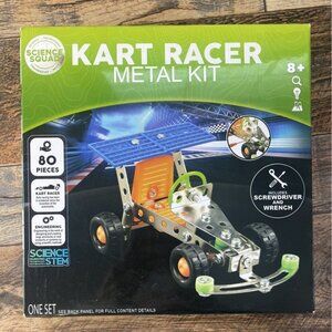Science Squad STEM Kart Racer Metal Kit  Build Your Own Racer NIB Sealed